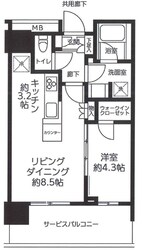 ＴＨＥ　ＹＯＫＯＨＡＭＡ　ＦＲＯＮＴ　ＴＯＷＥＲの物件間取画像